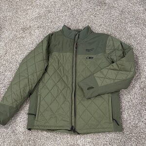 Olive Green Heated Men's Jacket